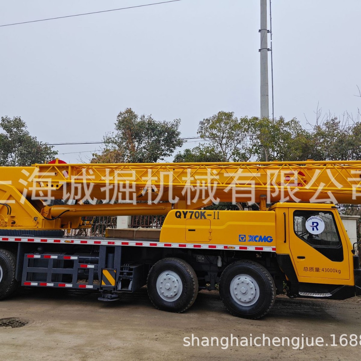 二手70吨徐工吊车，XCMG QY70K-11起重机出售5节臂