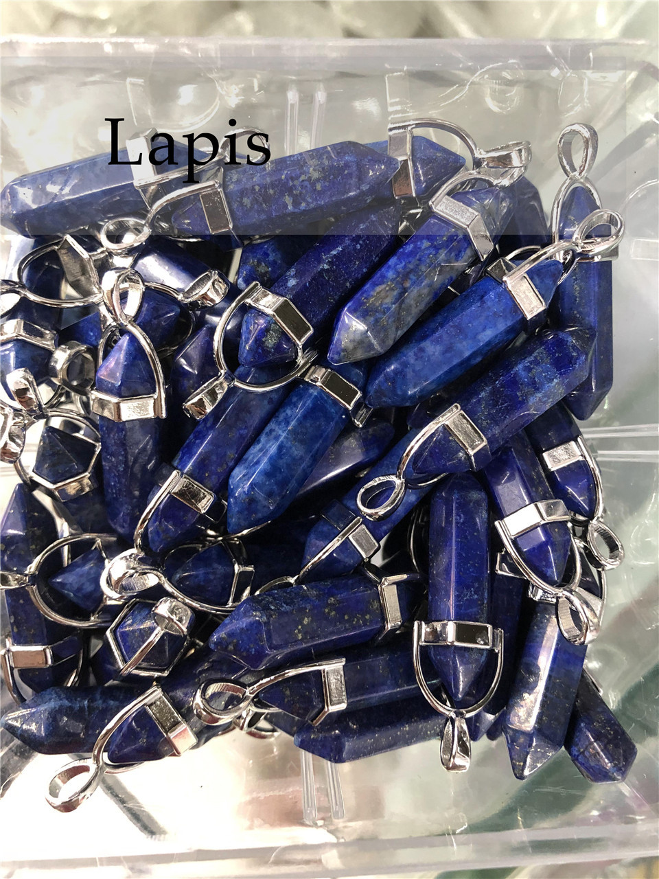 Fashion Geometric Natural Stone Polishing Pendant Necklace display picture 5