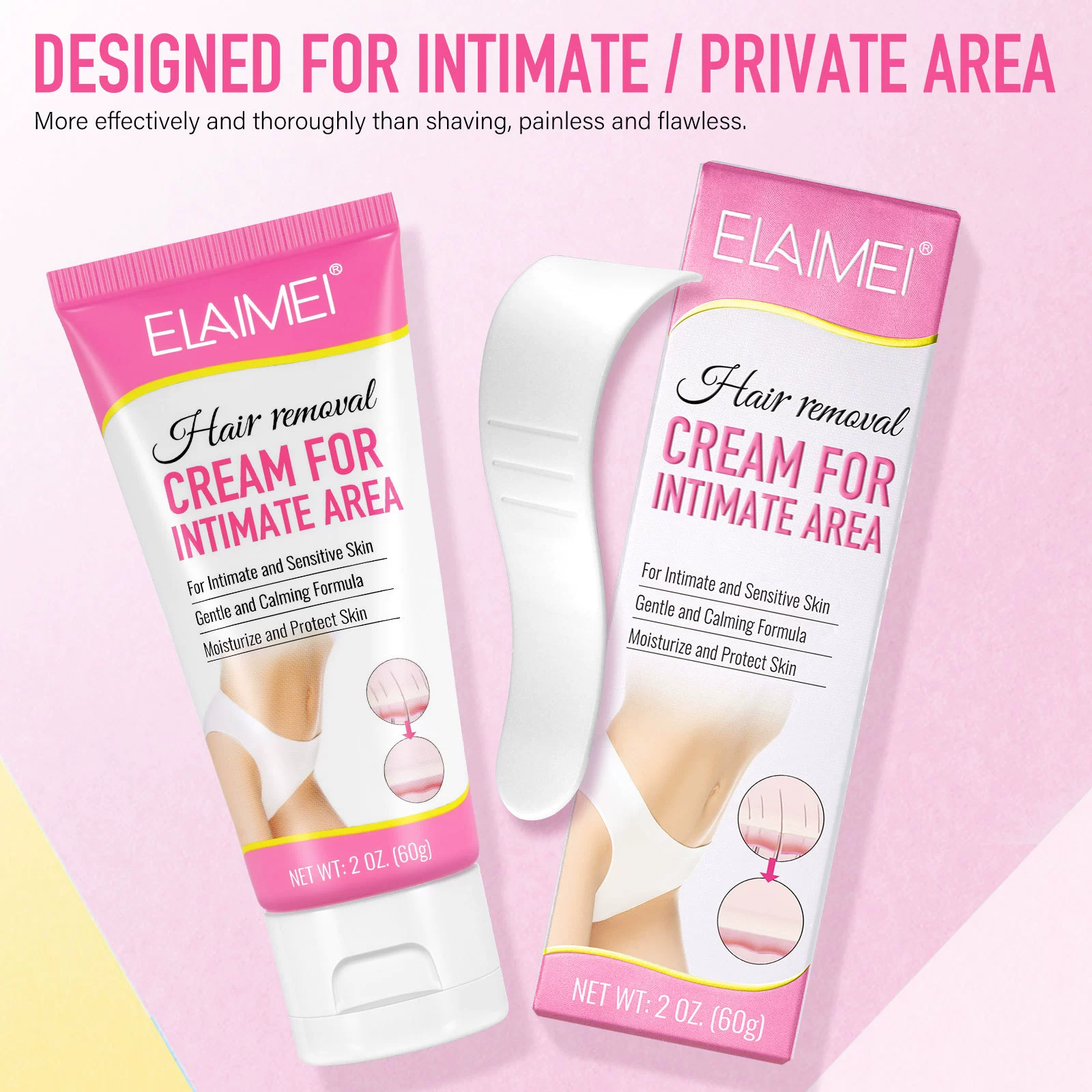 [私密部位脱毛膏HAIR REMOVAL CREAM FOR INTIMATE AREA]