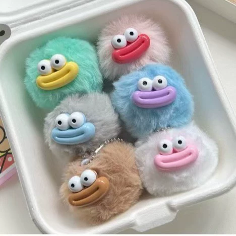 Симпатичные колбасные клюшки, пушистые брелки, забавные пары, подвески, уродливые, милые школьные сумки, подвесные подарки