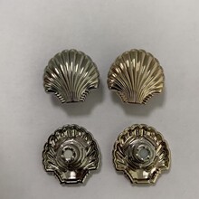 金属质感海星贝壳海螺纽扣diy异形牛仔西服大衣工字钮扣 金属合金