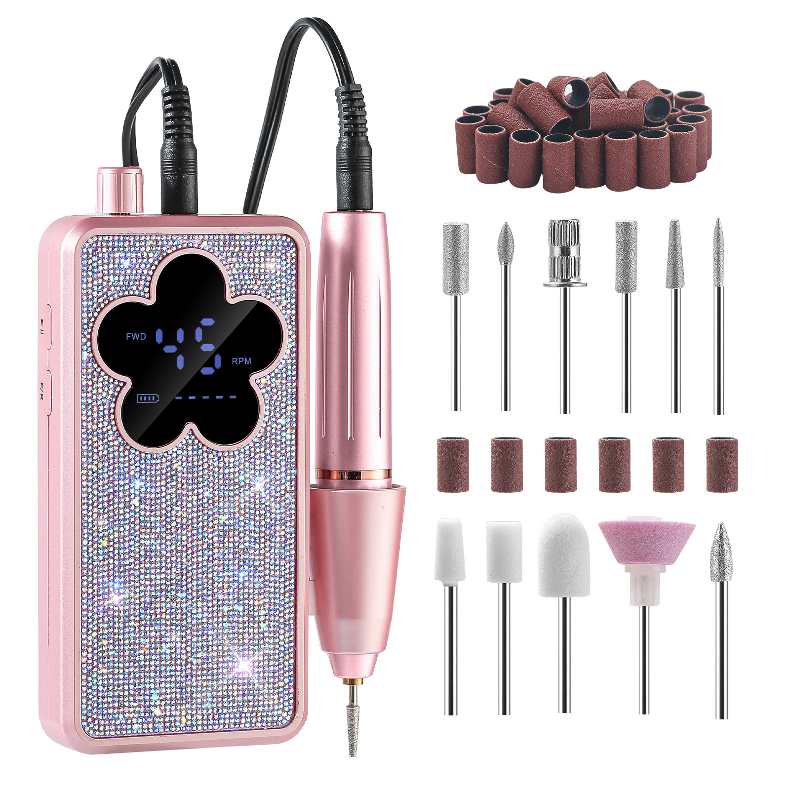 Amino de uñas transfronterizas carga amino de uñas eléctrico portátil amino de uñas profesional amino de uñas pulido herramienta de eliminación de piel muerta