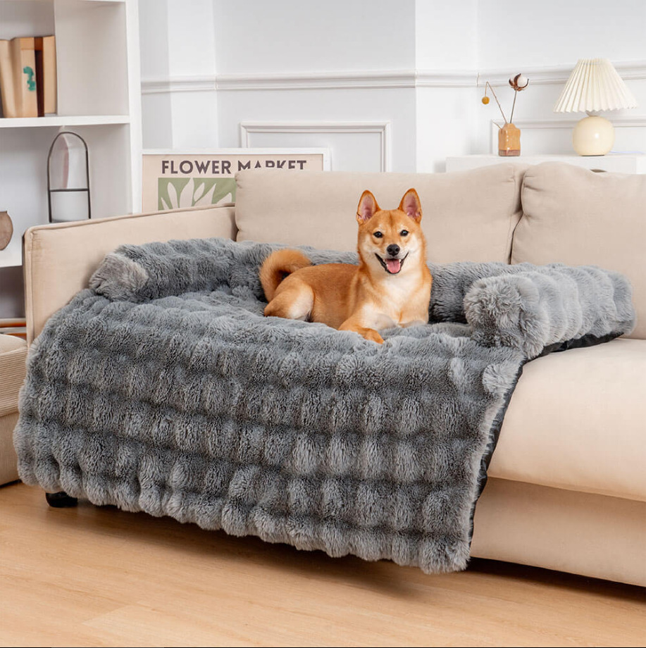 Simple Style Classic Style Cloth Solid Color Pet Bed display picture 2