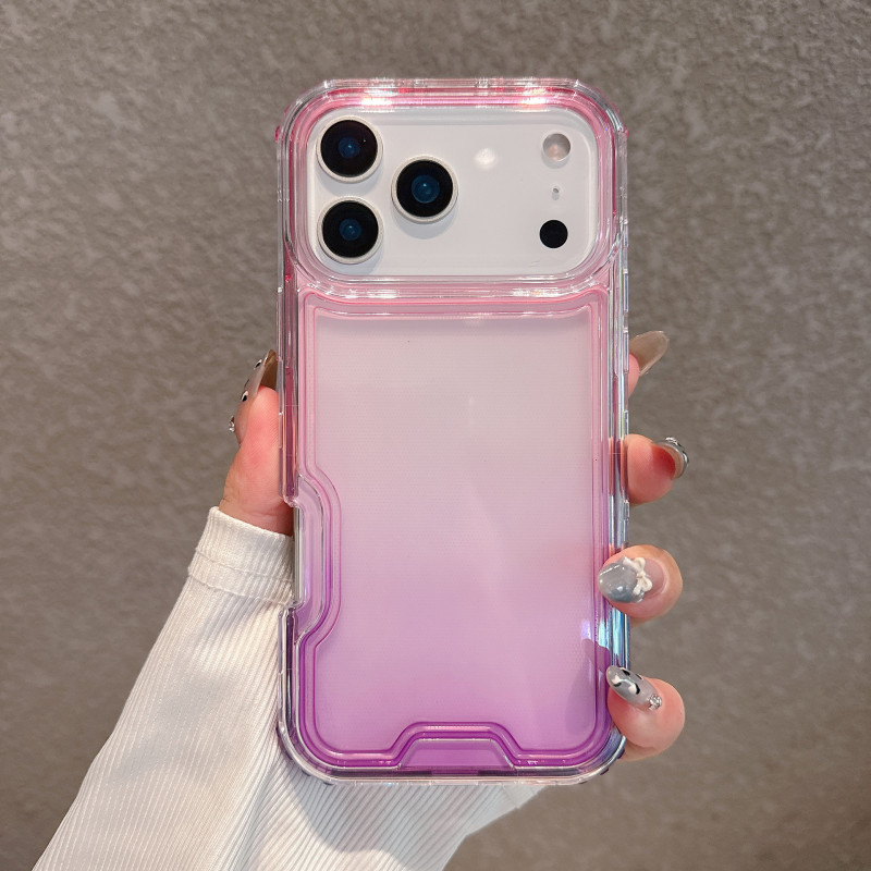 东南亚热卖适用于苹果iPhone17ProMax气囊防摔手机壳渐变色TPU|undefined