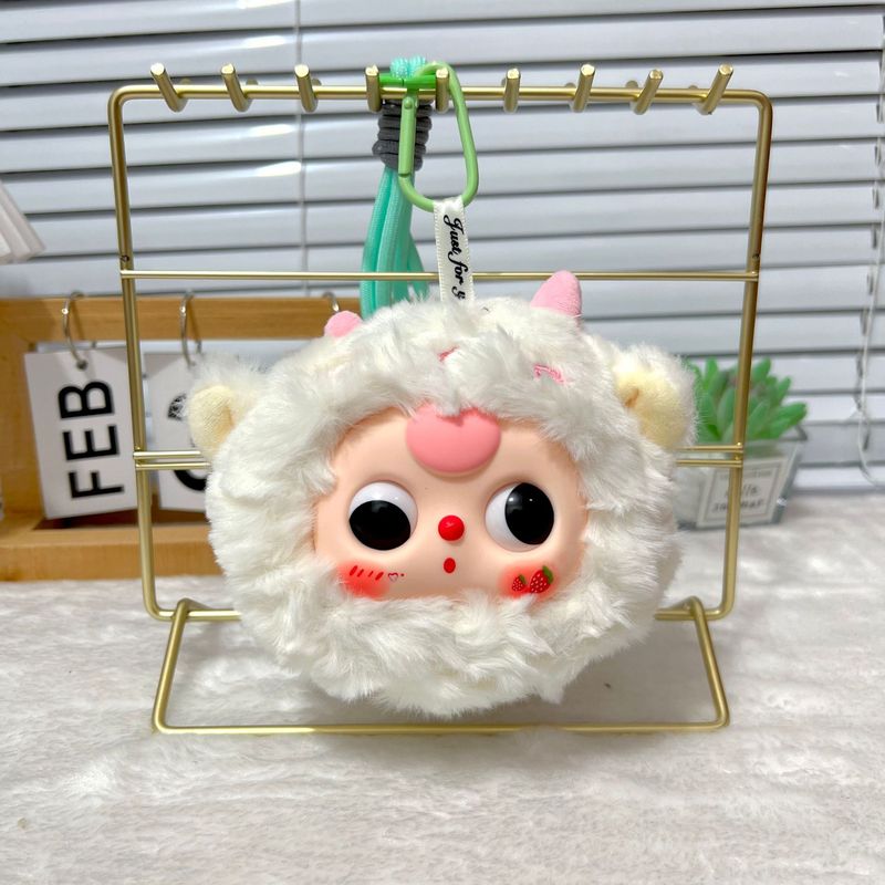 かわいいビニール人形 3 歳ペンダントバブルマートラブブぬいぐるみ人形バッグペンダントキーホルダー人形|undefined