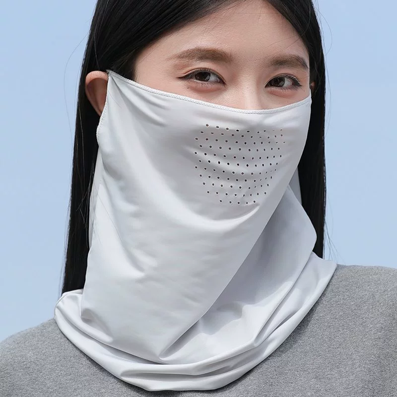 Silk mask, summer travel sports climbing scarf, sun protection, new collection