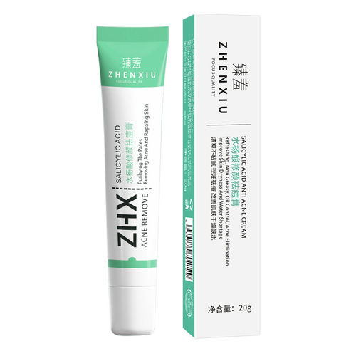 Zhensha 15% Azelaic Acid Gel Shrink Pore Cleansing Cream Blackhead Exporting Liquid Salicylic Acid Acne Cream to Remove Acne