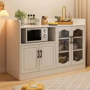 Living Room Storage Cabinet Cupboard Wine Cabinet Wall Tea Cabinet Modern Minimalist Kitchen Cabinet Home Multi-Layer Sideboard