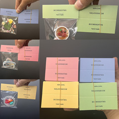 One hundred folded fashion jewelry packaging cardboard color cards diy hair accessories children's jewelry packaging accessories