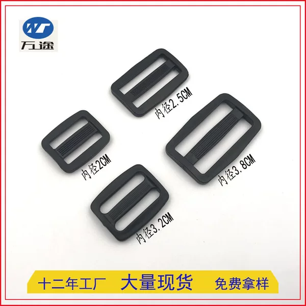 In-Stock Supply of High-Quality Plastic Buckle Clips with Three-Level Adjustment, Made of Thickened Pp Material