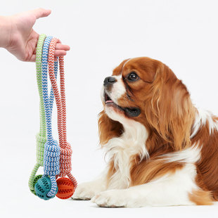 Pet Toy String Ball That Does Not Bite, Tpr Chewing Toy, Dog and Cat Pet Ball, Bite-Resistant and Molar-Resistant Pet Supplies
