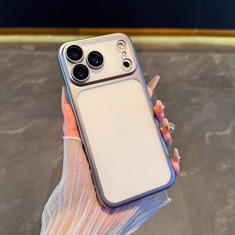 适用iPhone17PROMAX手机壳电镀PC磨砂硬壳苹果17Air自带镜头膜16|undefined