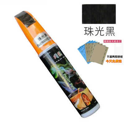 abrasive polishing wax, scratch – Avtomobil boya qələmləri - special-paint-touch-up-pen-pearl-black-1-piece-comes-with-sandpaper