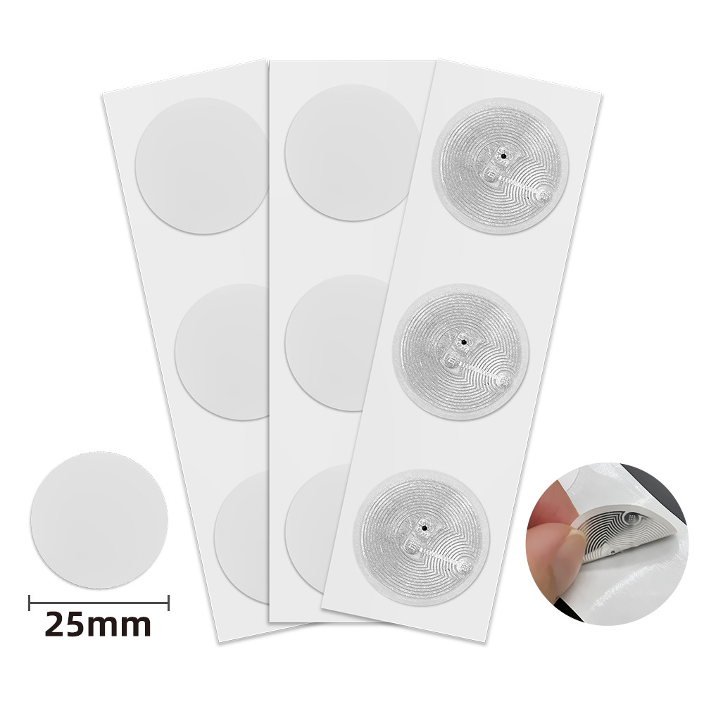 nfc213���ӱ�ǩ25MMԲRFID��ǩ13.56Mhz������NFCоƬNTAG213��ǩ