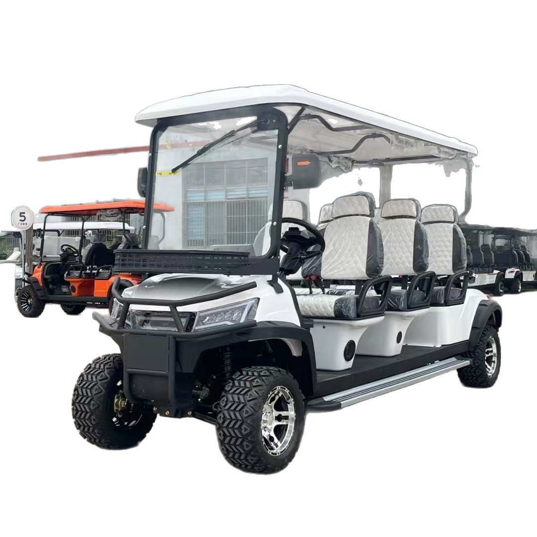 Fabricante de carro de golf directamente 2 - 8 lugares escénicos carro de turismo propiedad hotel patrulla carro de golf eléctrico