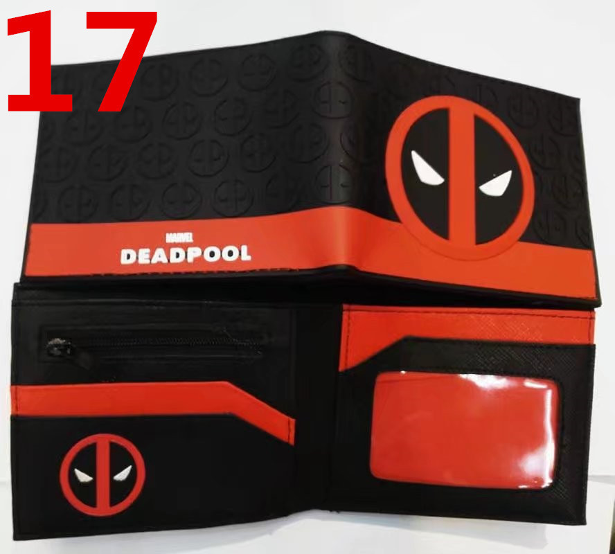Deadpool deadpool cartera corta Marvel Avengers superhéroe pu cambio cartera