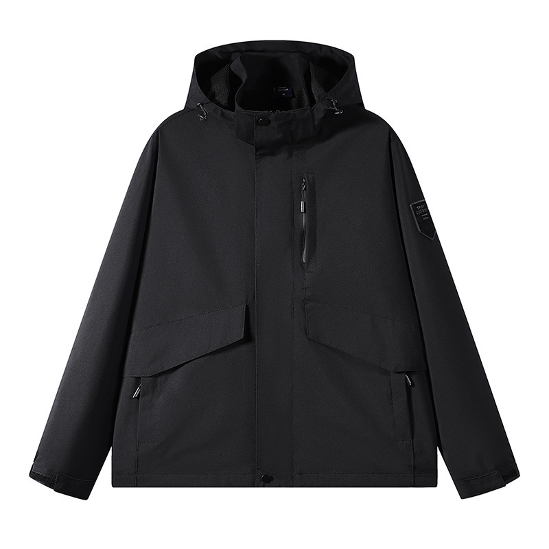 Chaqueta deportiva para hombres 2024 primavera nueva moda casual vestir impermeable chaqueta al aire libre ropa de hombre