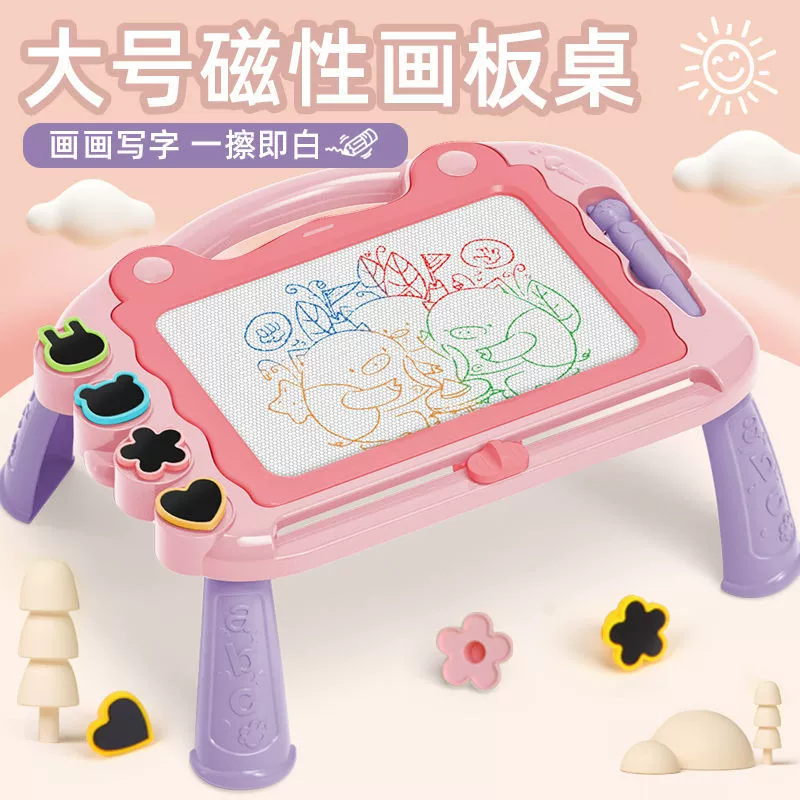 Большая магнитная доска для рисования, игрушка, граффити