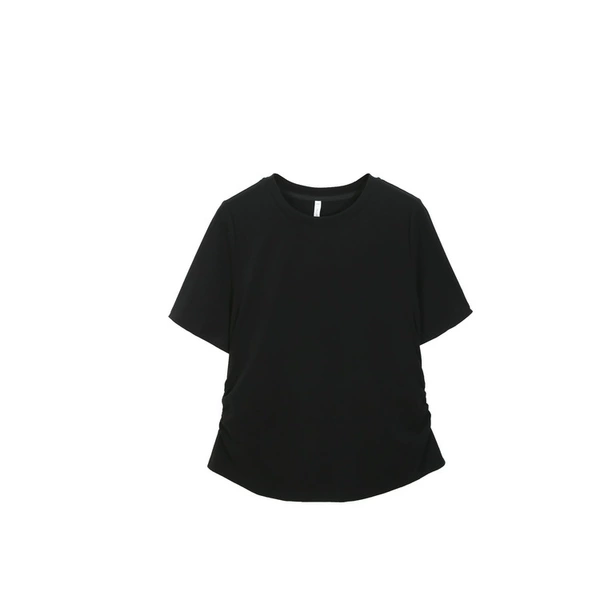 Black round neck