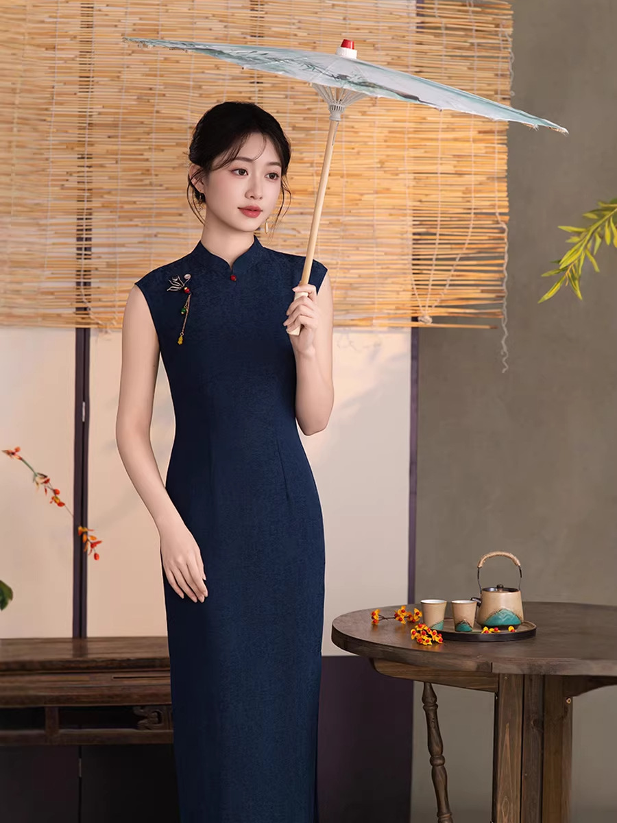 Summer elite cheongsam sleevless