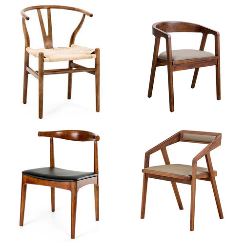 Chair backrest Nordic minimalist modern stool desk use student dormitory home ironwork horn dining chair economical