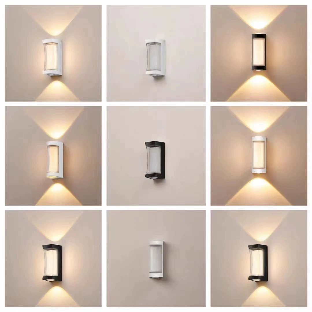 Наружные настенные светильники Водонепроницаемый светодиодный супер яркий проход лестницы дверной двор наружные водонепроницаемые светильники балконы стены стены ванной комнаты