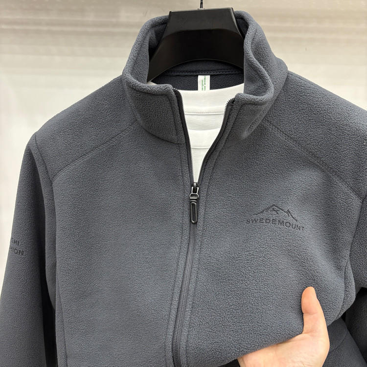Cross-Border Wholesale Men's Autumn and Winter Double-Sided Fleece Jacket Panlong Prince&25763