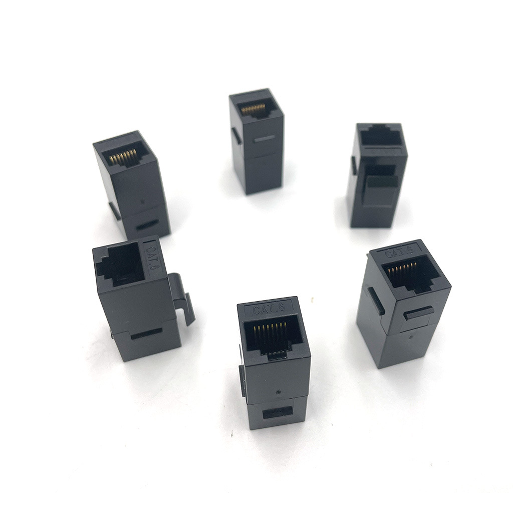超五类 六类 非屏蔽UTP配线架用 180度 网络直通模块