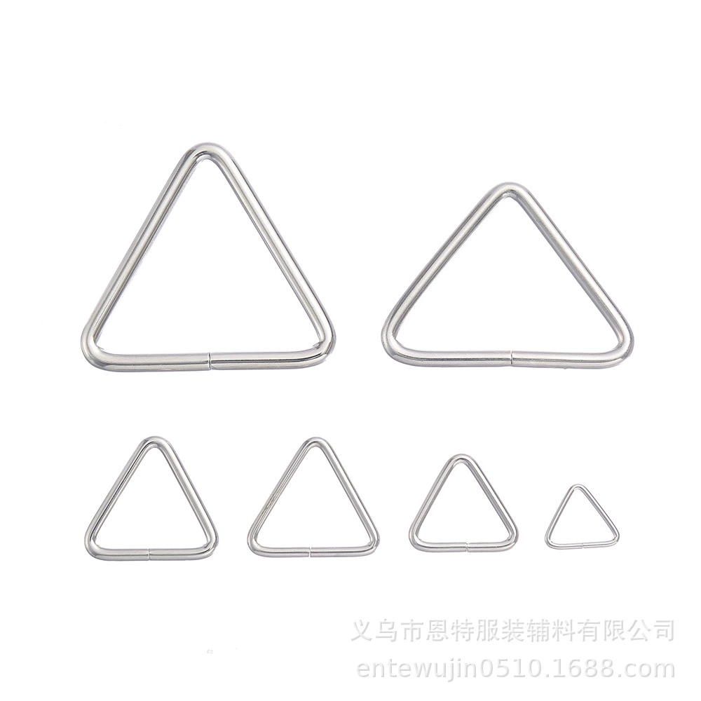 Металлическая пряжка с треугольным кольцом, равнобедренная и равносторонняя, треугольная пряжка с несколькими спецификациями, легкая, устойчивая к ржавчине, альпинистская, прочная пряжка с кольцом, фурнитура для багажа