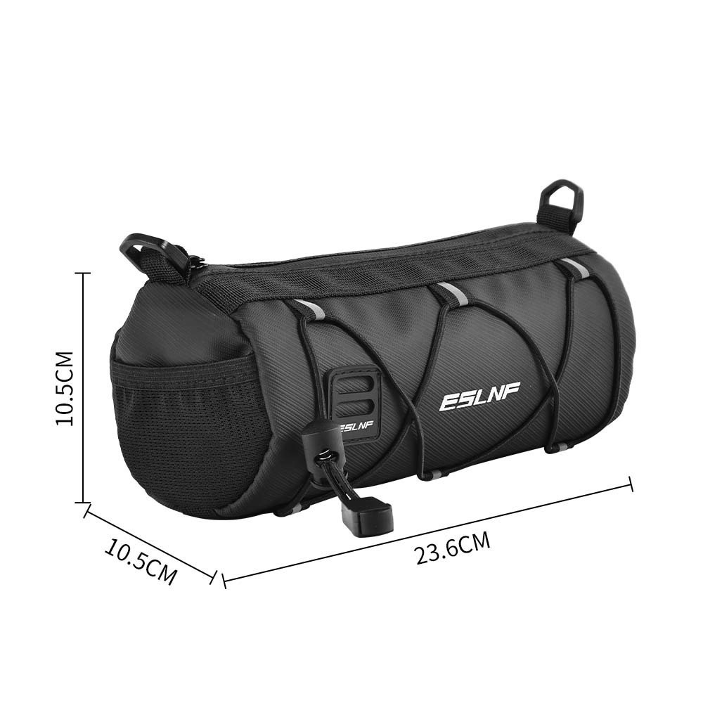 ESLNF bolsa delantera para bicicletas, bolsa de almacenamiento de gran capacidad para conducir, bolsa de bicicleta impermeable al aire libre, bolsa de bicicleta de montaña