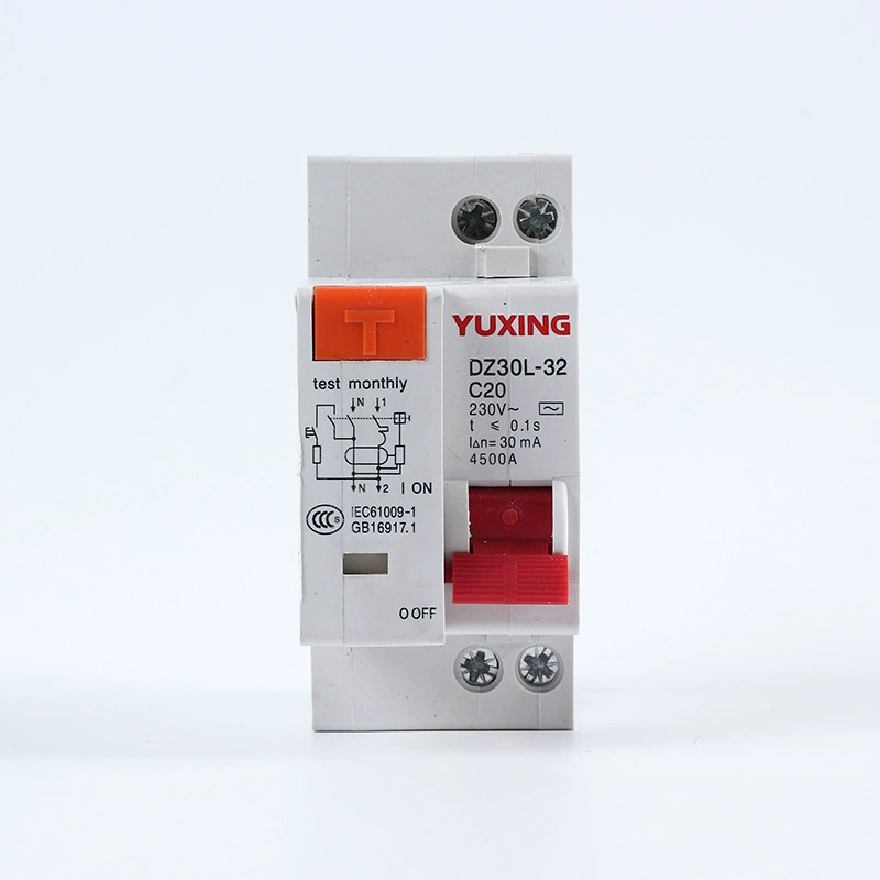 DZ30LE автоматический выключатель утечки низкого давления воздушный выключатель однофазный домашний маленький миниатюрный автоматический выключатель Защита от утечки