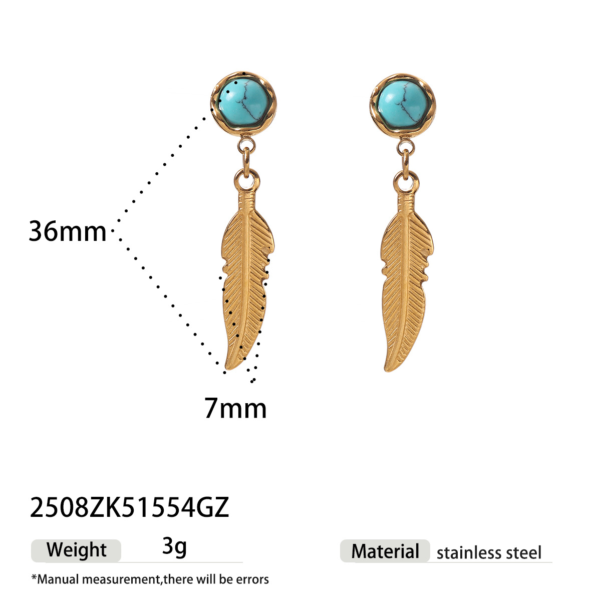 Taina europa y americana pernos de acero inoxidable compactos y exquisitos pernos de oro galvanizados 18k explosivos transfronterizos en joyas de orejas de viento para mujeres