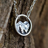 Silver pendant, necklace, suitable for import