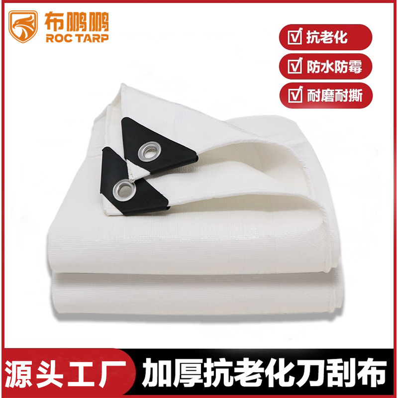 Cross-Border Waterproof Tarpaulin, Rainproof and Sunproof Outdoor Thickened Tarpaulin, Sunshade Striped Tarpaulin, Plastic Pe White Tarpaulin Cross-Border Waterproof Tarpaulin, Rainproof and Sunproof Outdoor Thickened Tarpaulin, Sunshade Striped Tarpaulin, Plastic Pe White Tarpaulin