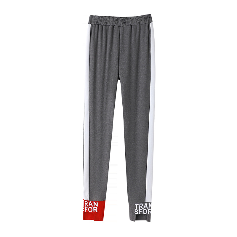 Women's Clothing autumn and winter new style slightly fat sister couple fashion personality sweatpants_voghion.com