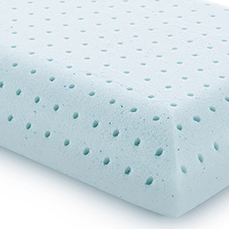Almohada de pan de espuma con memoria explosiva transfronteriza súper suave con partículas de gel Almohada de espuma con memoria de rebote lento