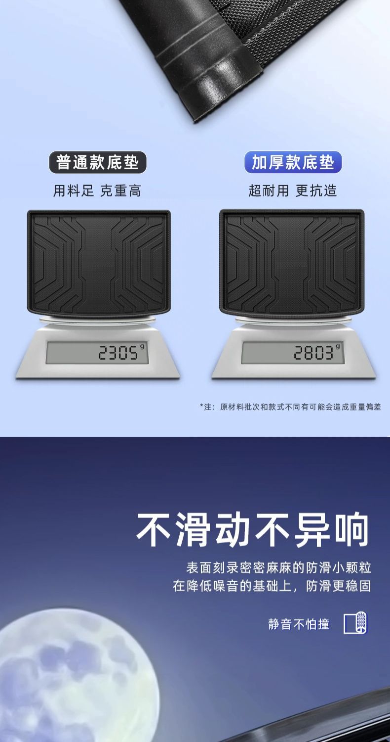 For Geely Star Wish Trunk Mat TPE Encloses 25 24 Tail Mat Interior Decoration Thickening Accessories