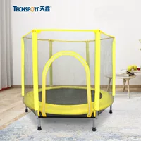 Детский батут Tianxin для дома, детский батут для детей 1-3 лет, бытовой маленький батут с защитной сеткой, готовый к трансграничному использованию