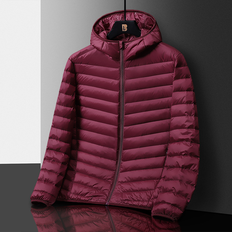 Chaqueta de algodón acolchado para hombres 2023 nueva chaqueta ligera acolchada de algodón para jóvenes y de mediana edad más tamaño abrigo de algodón acolchado abrigo de otoño e invierno chaqueta acolchada de algodón anti-temporada para hombres