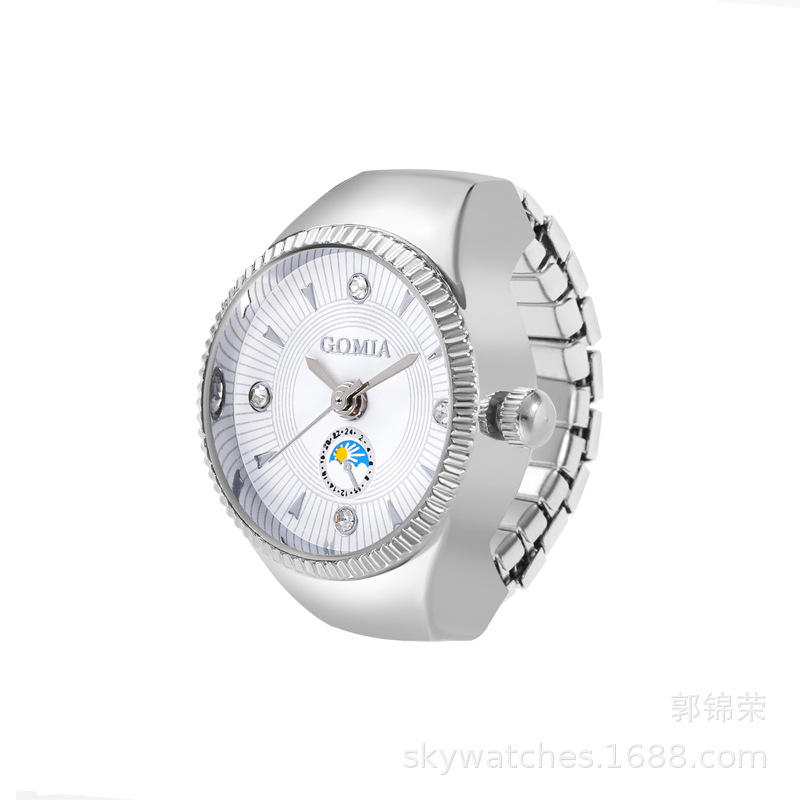 [Ring Watch] Foreign Trade Personalized Creative Male and Female Couple Tooth Ring Watch to Tell Time Manufacturer Hot Sale Wholesale