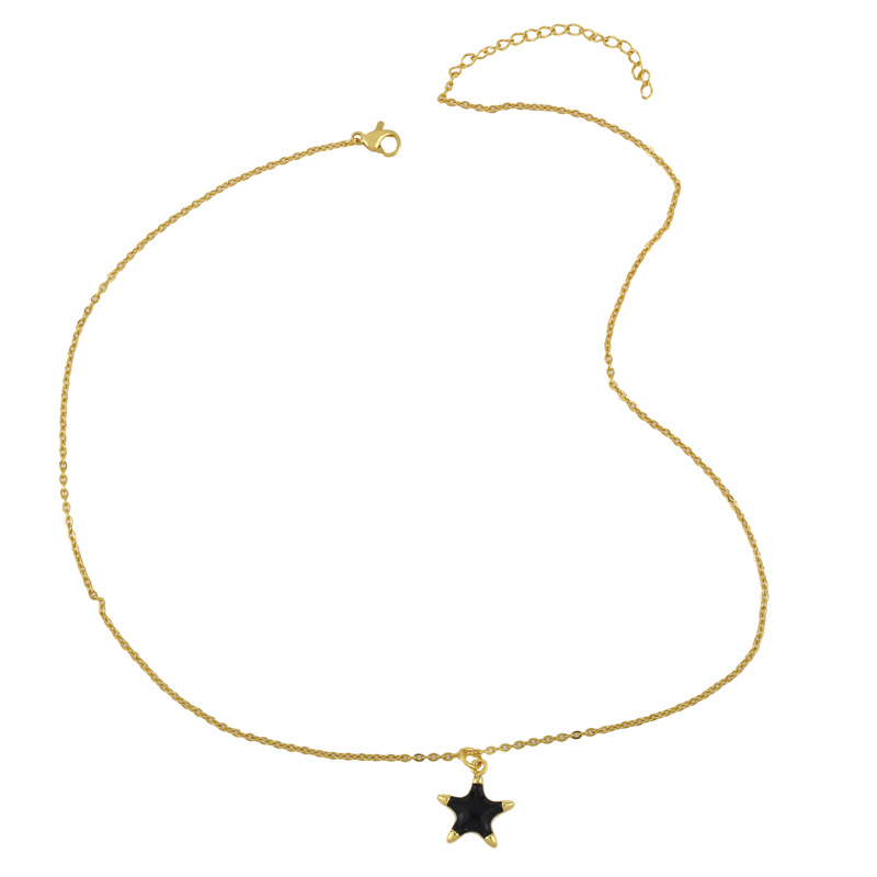 Simple Starfish Pendant Necklace display picture 1