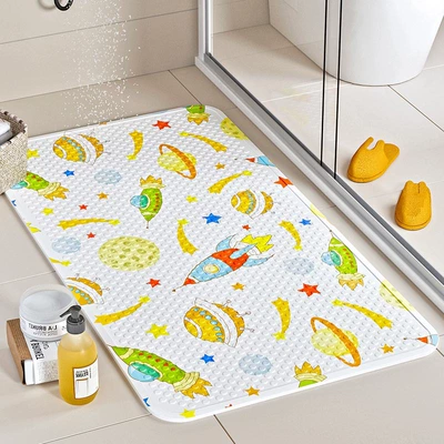 children's bathroom floor mat | Avtomobil döşəmə paspasları - suction-cup-starry-sky-4070cm