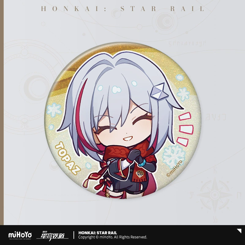 Коллекционный значок (Honkai: Star Rail) — персонаж, цветной картон на подложке, одиночный