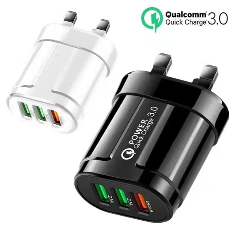 QC3.0 однопортовый и двухпортовый USB быстрой зарядки адаптер для мобильного телефона 3A Быстрая зарядка USB дорожный адаптер оптом