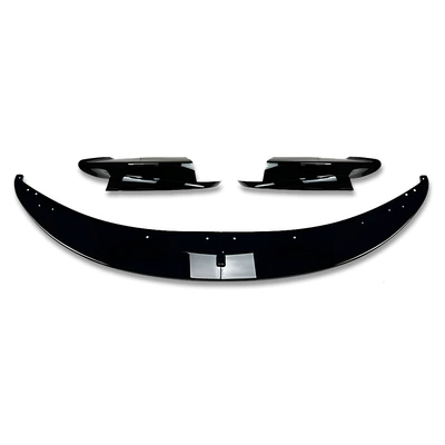 Suitable for Bmw 3 Series (07-13) E90 Mt Split Front Lip Car Modification Parts, Ample Supply, Large Quantity, Competitive Price (Spoiler) - glossy-black