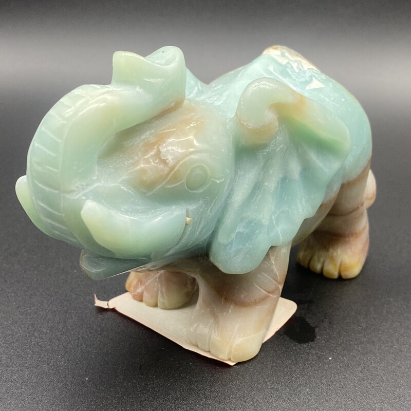 天然亚马逊大象摆件雕刻件桌面摆件手工雕刻件装饰直 图 3