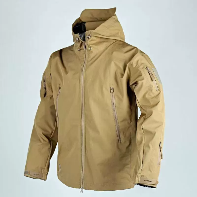 Куртка Travel Tactical, акула, тонкий камуфляжный плащ с капюшоном
