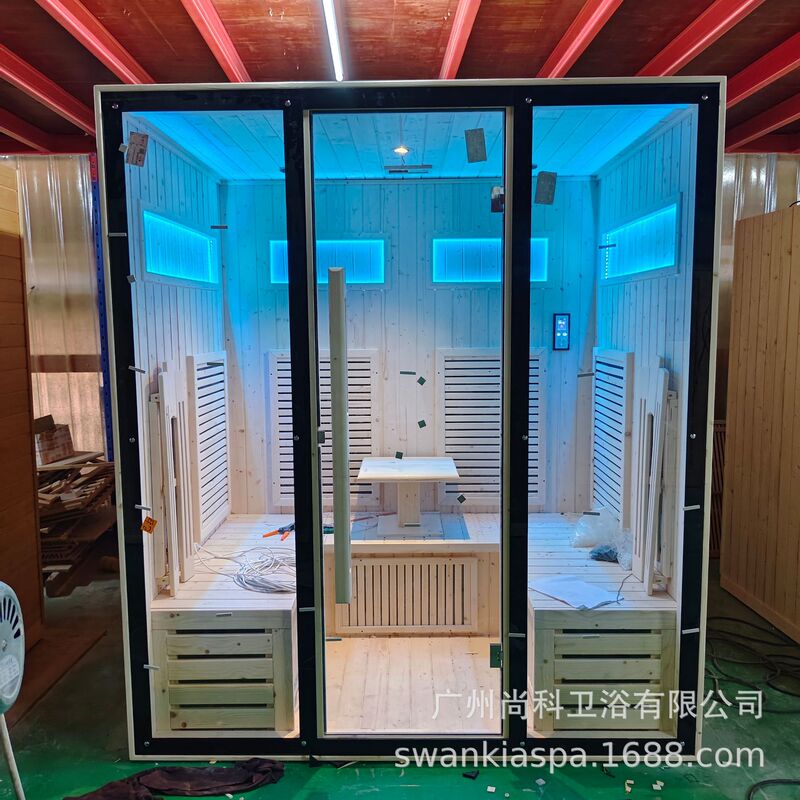 Infrared Light Wave Sauna All-In-One Room Export Multi-Person Private Steam Room Wet Steam Room Dry Steam Room Manufacturer Wholesale Infrared Light Wave Sauna All-In-One Room Export Multi-Person Private Steam Room Wet Steam Room Dry Steam Room Manufacturer Wholesale