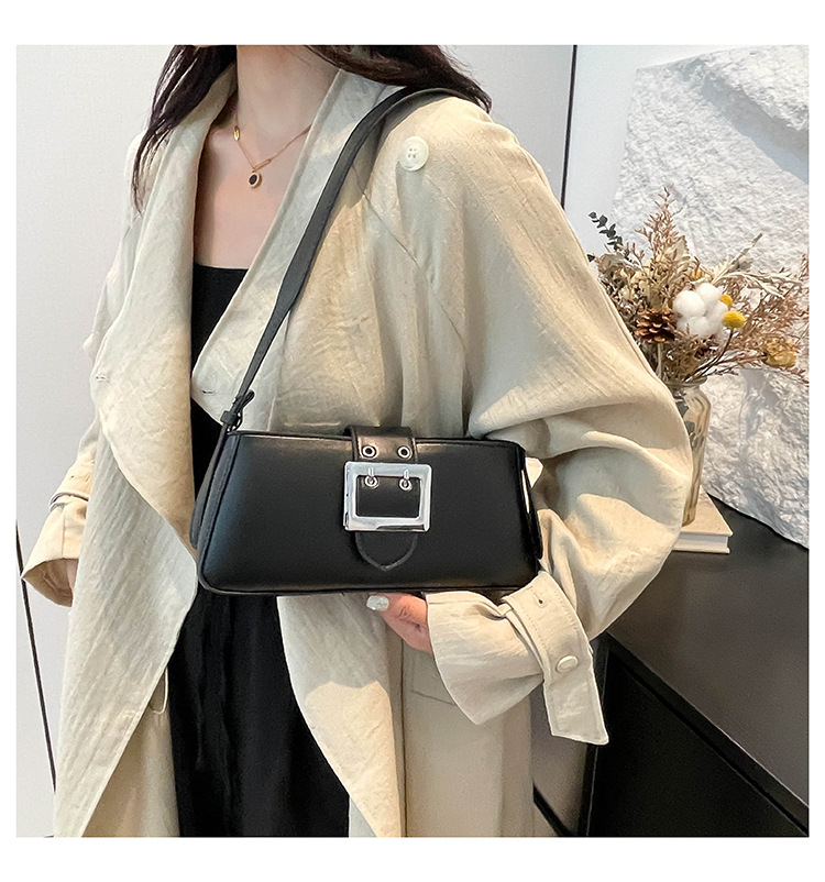 Uformell armhule for kvinner 2024 Ny enkel fransk pinne Fasjonabel vestlig stil Håndholdt pendlerskulder liten firkantet_voghion.com
