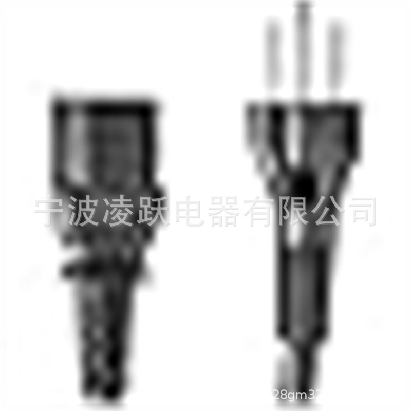 PC 电源线,6 英尺(约 1.8 米),5 件装,交流电源线,适用于显示器